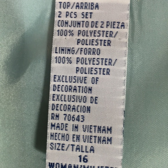 JESSICA HOWARD Embroidered Mandarin Style Silk-Look Evening Special Occasion - Picture 14 of 15